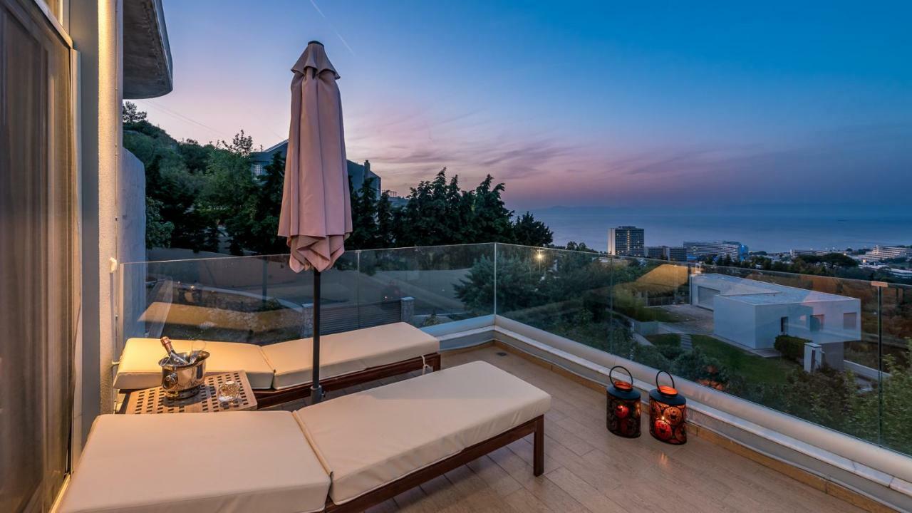 Апартаменти Flyviewflatsgold Privatehottub With Seaview Іксія Екстер'єр фото