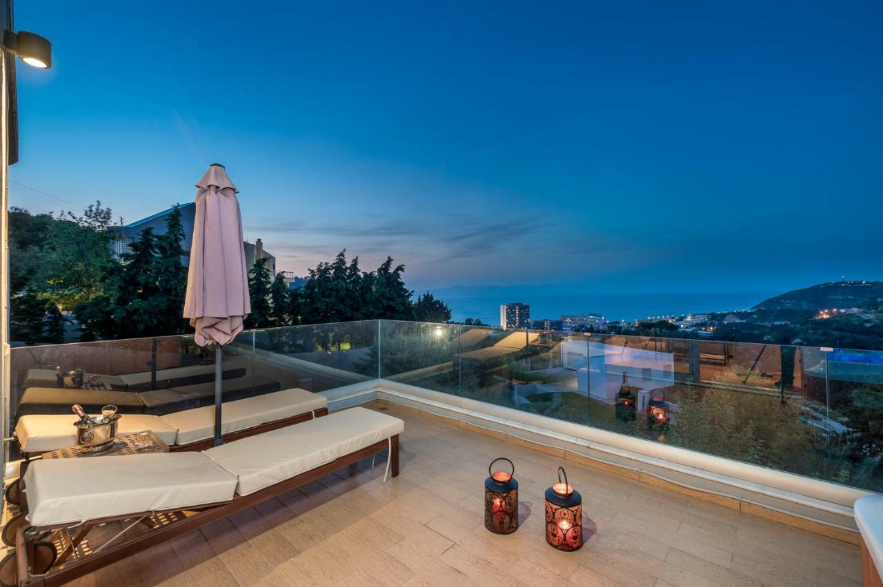Апартаменти Flyviewflatsgold Privatehottub With Seaview Іксія Екстер'єр фото