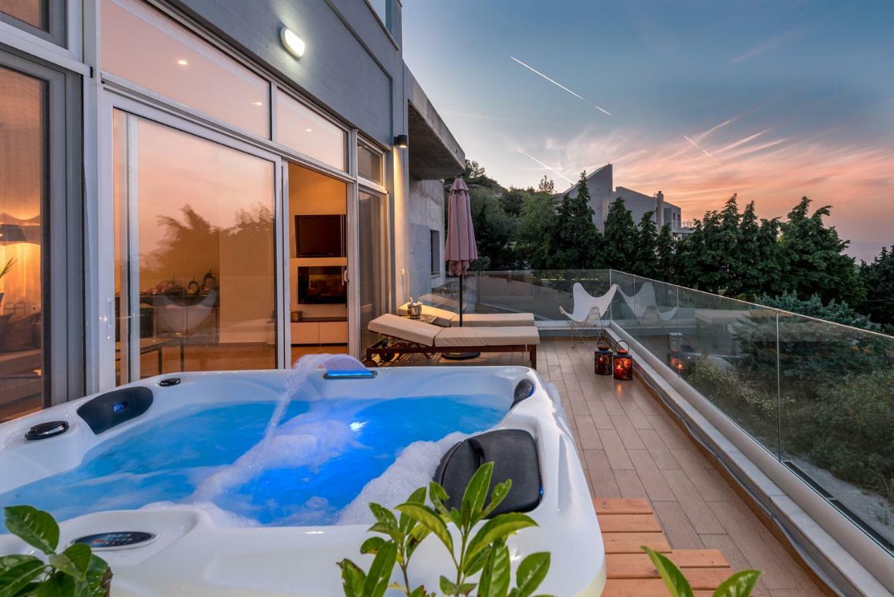 Апартаменти Flyviewflatsgold Privatehottub With Seaview Іксія Екстер'єр фото