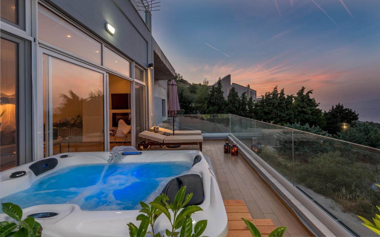 Апартаменти Flyviewflatsgold Privatehottub With Seaview Іксія Екстер'єр фото