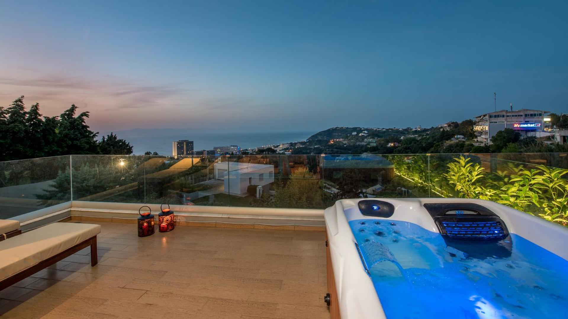 Апартаменти Flyviewflatsgold Privatehottub With Seaview Іксія Екстер'єр фото