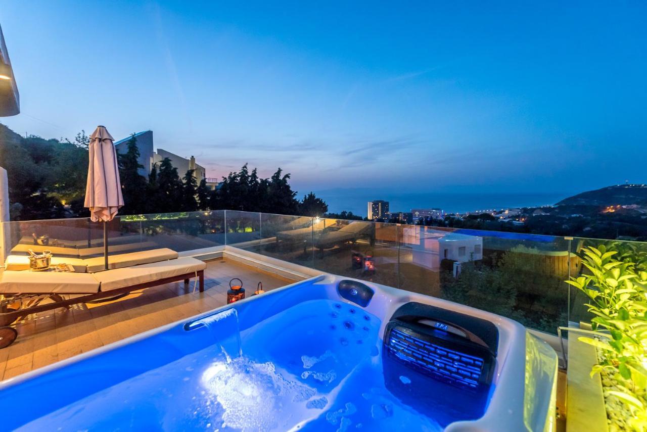 Апартаменти Flyviewflatsgold Privatehottub With Seaview Іксія Екстер'єр фото